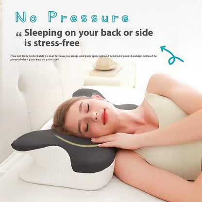 Memory Foam Ergonomic Neck Pillow