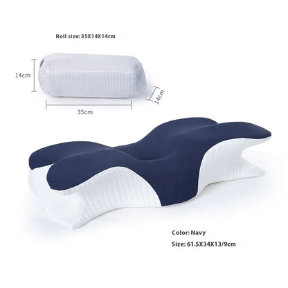 Memory Foam Ergonomic Neck Pillow